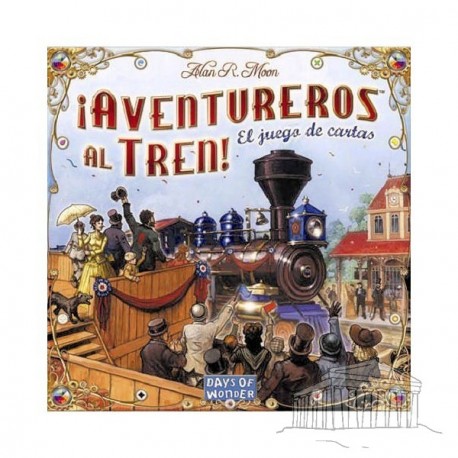 Portada juego ¡Aventureros al Tren! El Juego de Cartas
