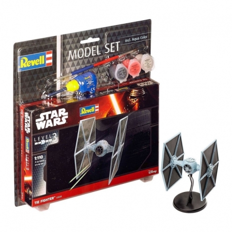 Star Wars Maqueta 1/110 Model Set TIE Fighter 9 cm