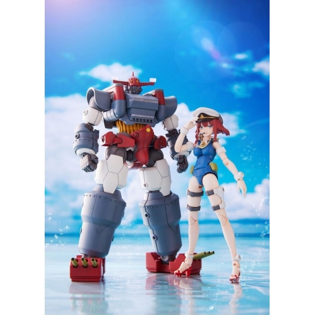 New Gattai Series Maquetas Plastic Model Kit Robot Gattai Musashi & Nagisa Jinguji 14 - 17 cm