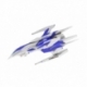 Dariusburst CS Core Figura Plastic Kit 1/60 Legend Silver Hawk Burst 2P Color Ver. 16 cm