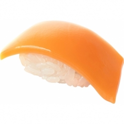 Sushi Plastic Model Kit 1/1 Salmon (re-run) 3 cm