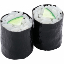 Sushi Plastic Model Kit 1/1 Kappa Maki (Cucumber Sushi Roll) (re-run) 3 cm