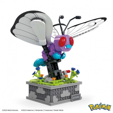 Pokémon Kit de Construcción Mega Construx Motion Butterfree 22 cm
