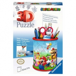 Super Mario Puzzle 3D Portalápices (57 piezas)