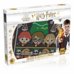 Harry Potter Puzzle Christmas Jumper 1 - Holiday at Hogwarts (1000 piezas)