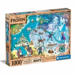 Disney Story Maps Puzzle Frozen: The Ice Kingdom (1000 pieces)