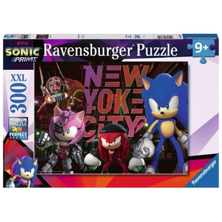 Sonic Prime Children's Jigsaw Puzzle XXL New York City (300 pieces)