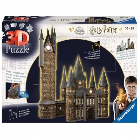 Harry Potter 3D Puzzle Hogwarts Castle: Astronomy Tower - Night Edition (626 pieces)