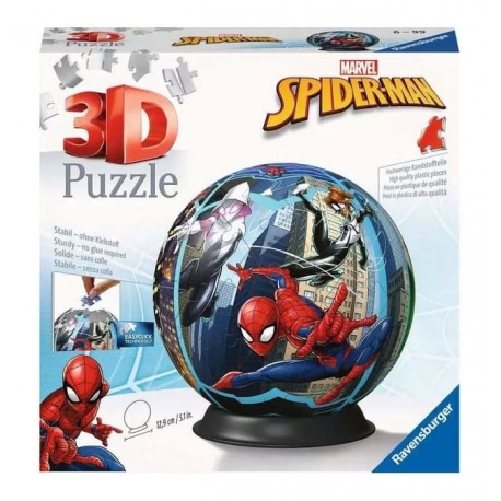 Marvel Puzzle 3D Spider-Man Puzzle Ball (73 pieces)
