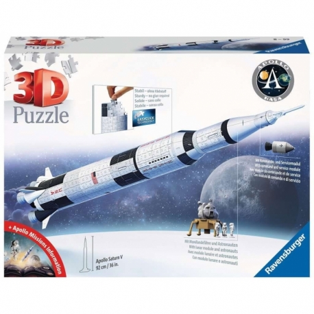 NASA 3D Puzzle Apollo Saturn V Rocket (504 pieces)