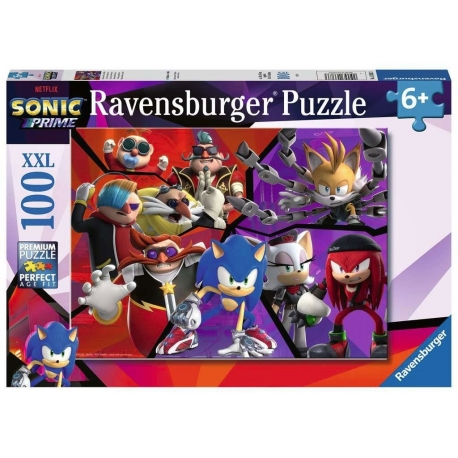 Sonic Prime Puzzle para niños XXL Sonic & Villains (100 piezas)