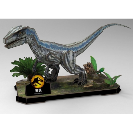 Jurassic World: Dominion Puzzle 3D Blue