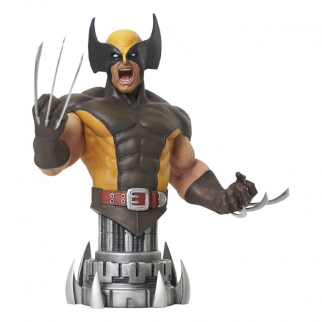 Marvel Comics Busto 1/7 Brown Wolverine 14 cm