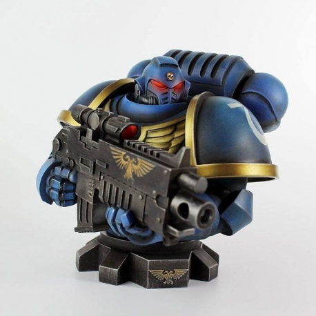 Warhammer 40K Busto Ultra Marine Primaris 16 cm