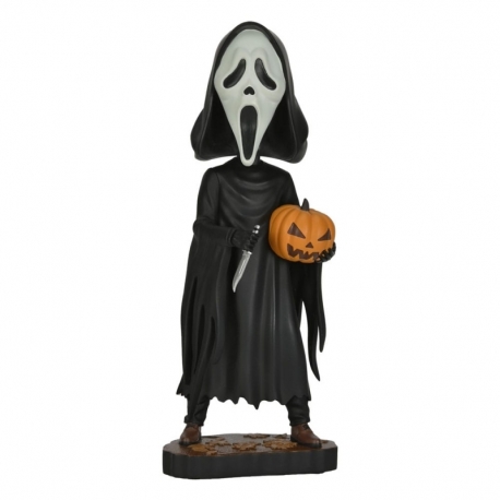Scream Cabezón Head Knocker Ghost Face with Pumpkin 20 cm
