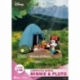 Disney D-Stage Campsite Series PVC Diorama Mini & Pluto 10 cm