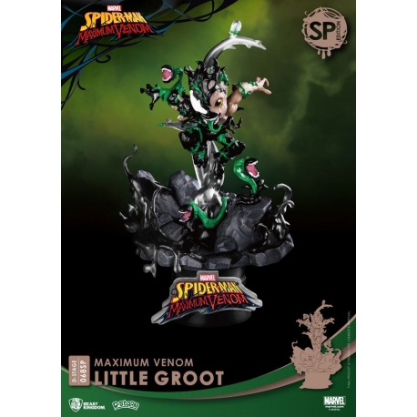 Marvel Comics Diorama PVC D-Stage Maximum Venom Little Groot Special Edition 16 cm
