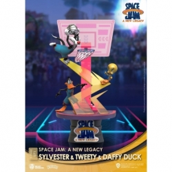 Space Jam: A New Legacy Diorama PVC D-Stage Sylvester & Tweety & Daffy Duck New Version 15 cm