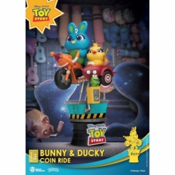 Disney Coin Ride Series Diorama PVC D-Stage Bunny & Ducky 16 cm