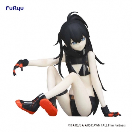 Black Rock Shooter Dawn Fall Estatua PVC Noodle Stopper Black Rock Shooter 9 cm