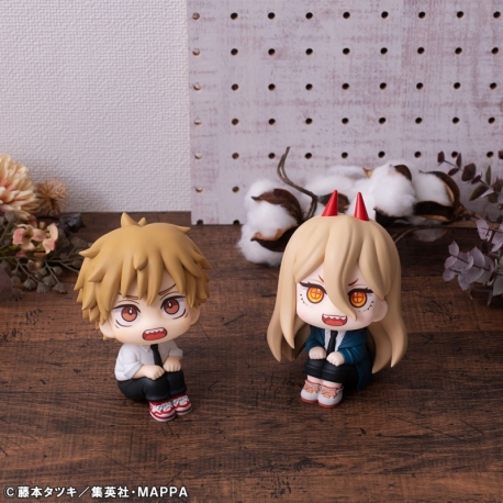 Chainsaw Man Estatuas PVC Look Up Denji & Power Limited Ver. 11 cm
