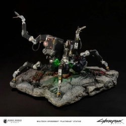 Cyberpunk 2077 Estatua Militech Spiderbot "Flathead" 25 cm