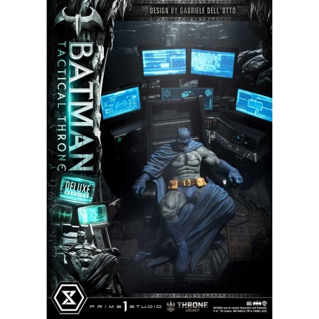 DC Comics Throne Legacy Collection Statue 1/3 Batman Tactical Throne Deluxe Bonus Version 57 cm