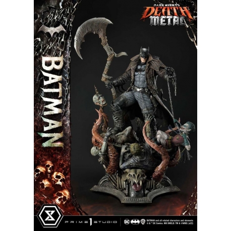 Dark Knights: Metal Estatua 1/3 Death Metal Batman 105 cm