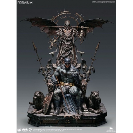 DC Comics Estatua 1/4 Batman on Throne Premium Edition 92 cm