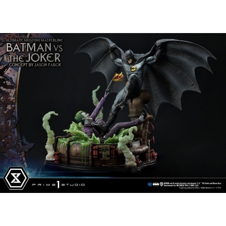 DC Comics Estatua 1/3 Batman vs. The Joker by Jason Fabok 85 cm