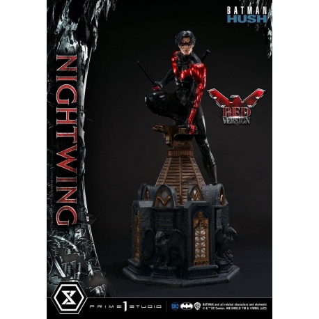 Batman Hush Estatua Nightwing Red Version 87 cm