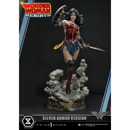 DC Comics Statue 1/3 Wonder Woman Rebirth Silver Armor Version 75 cm