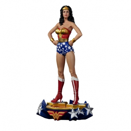 DC Comics Estatua 1/10 Deluxe Art Scale Wonder Woman Lynda Carter 23 cm