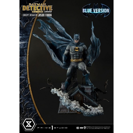 DC Comics Estatua Batman Detective Comics 1000 Concept Design by Jason Fabok Blue Version 105 cm