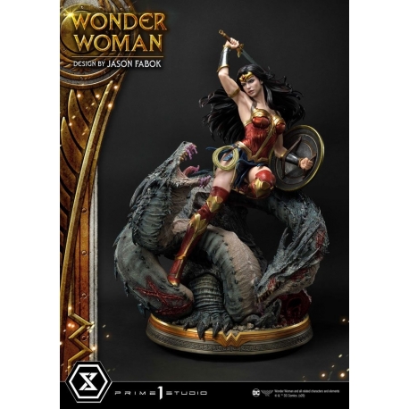 Wonder Woman Estatua 1/3 Wonder Woman vs. Hydra 81 cm