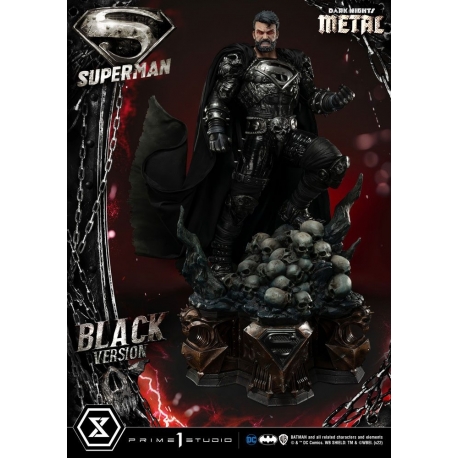 DC Comics Estatua 1/3 Superman Black Version 88 cm