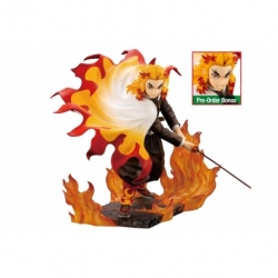 Demon Slayer: Kimetsu no Yaiba Statue ARTFXJ PVC 1/8 Kyojuro Rengoku Bonus Edition 22 cm
