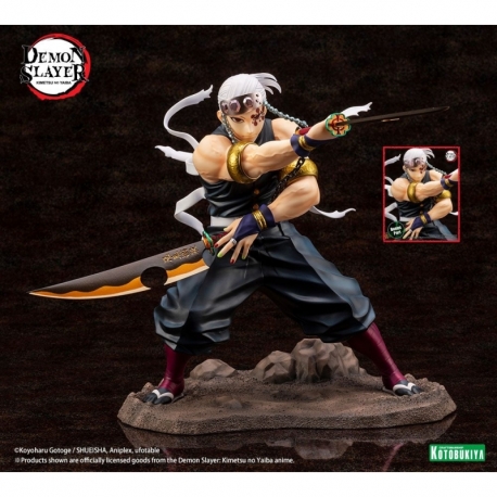 Demon Slayer: Kimetsu no Yaiba Statue ARTFXJ PVC 1/8 Tengen Uzui Bonus Edition 23 cm