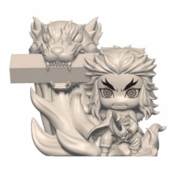 Demon Slayer: Kimetsu no Yaiba Estatua PVC Hold Rengoku Kyojuro 8 cm