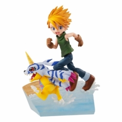 Digimon Adventure Serie G.E.M. Estatua PVC Yamato Ishida & Gabumon 2022 Ver. 12 cm
