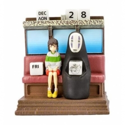 Spirited Away Statue Three-wheeler Diorama / Calendar Take Unabara Train 11 cm