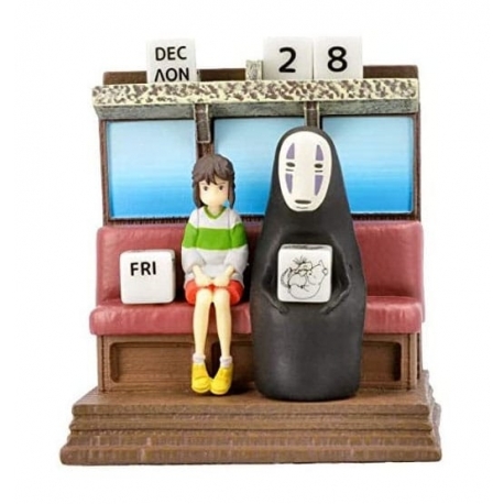 Spirited Away Statue Three-wheeler Diorama / Calendar Take Unabara Train 11 cm