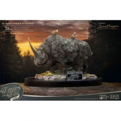Elasmotherium Estatua Rhino (Black) 28 cm