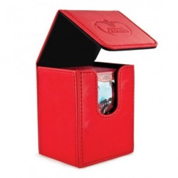 ULTIMATE GUARD FLIP DECK CASE 100+ STANDARD SIZE RED