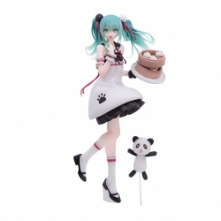 Hatsune Miku Statue PVC SPM Miku Panda Bun 23 cm