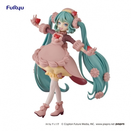 Hatsune Miku Statue PVC SweetSweets Series Strawberry Chocolate Short 17 cm