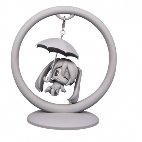 Piglet Miku Trapeze Statue PVC Piglet Statue 12 cm