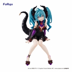 Pig Miku Statue PVC Noodle Stopper Pig Miku Villain Color Ver. 16 cm