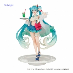 Hatsune Miku Statue PVC Hatsune Miku SweetSweets Series Melon Soda Float 18 cm