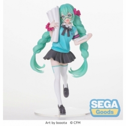 Hatsune Miku Estatua Luminasta PVC Hatsune Miku 16th Anniversary Booota Ver. 18 cm